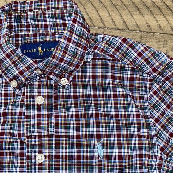 Ralph Lauren 💯 Cotton Natural Stretch Short Sleeve Shirt Unisex - Picture 6 of 17